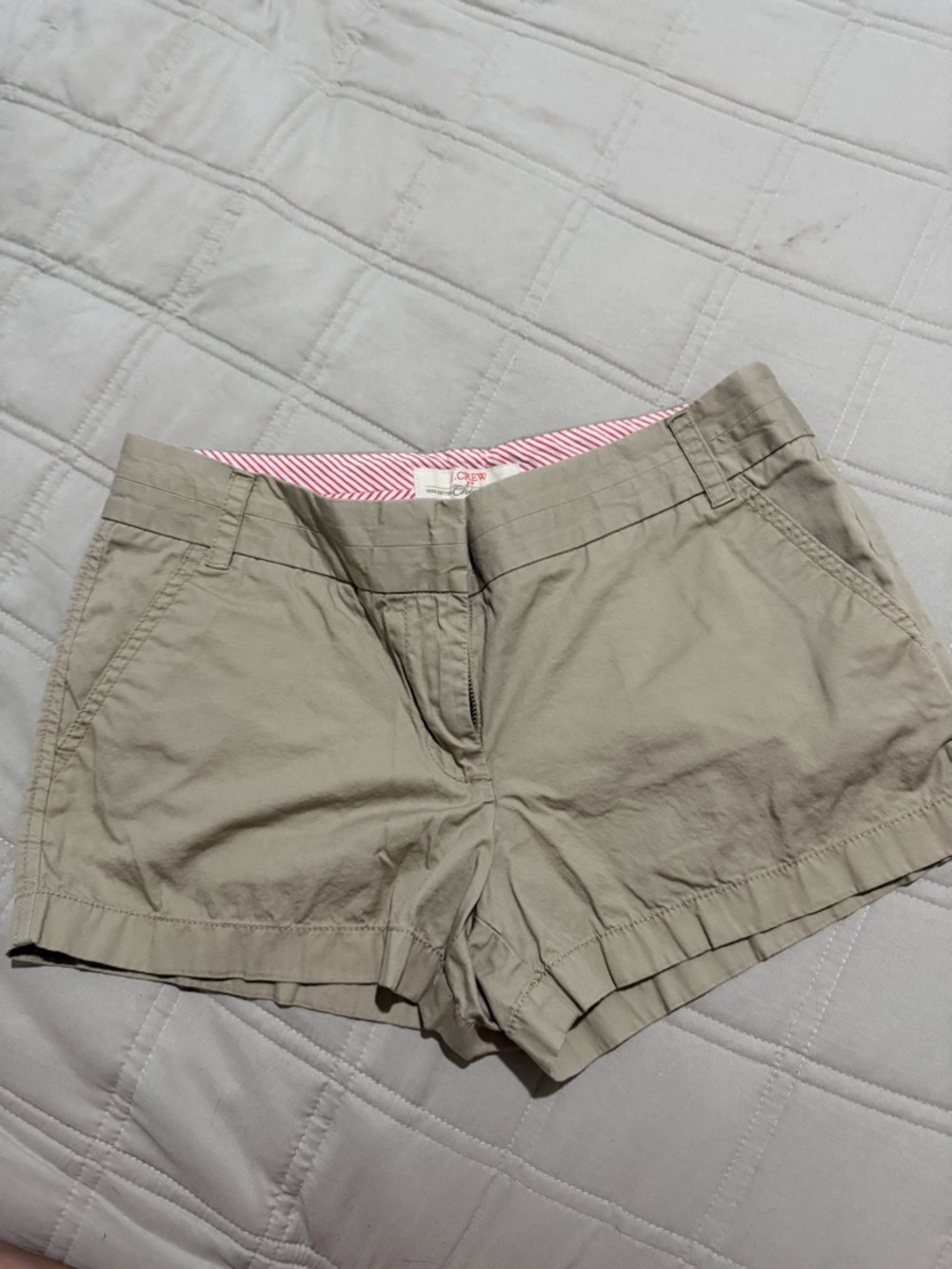 J. Crew Women's Khaki Chino Shorts